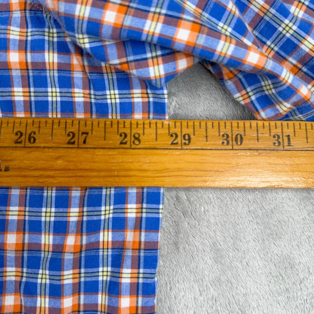 Vtg Ralph Lauren Classic Fit Plaid Check Double Faced Cotton Shirt Mens 2XB Pony - Picture 8 of 14